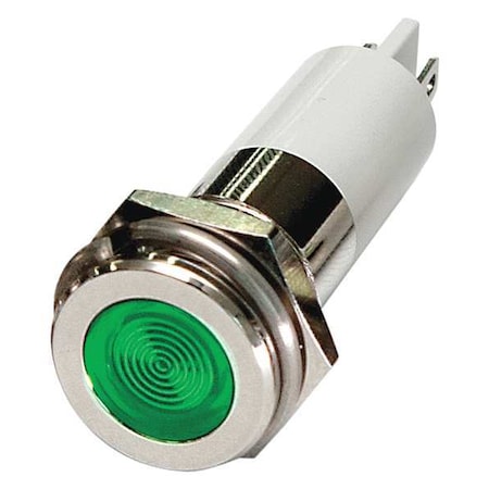 Flush Panel Light, Green, 110 V AC MPN:24M139