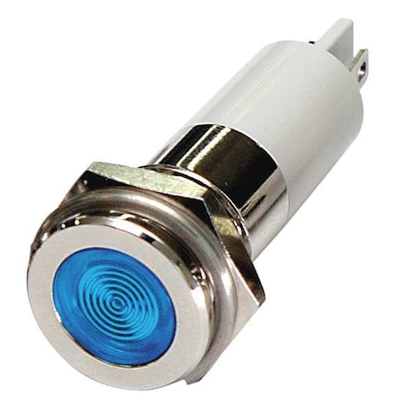 Flush Panel Light, Blue, 110 V AC MPN:24M140