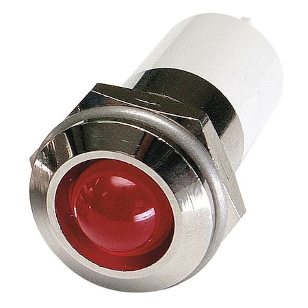 Raised Panel Light, Red, 3 V DC MPN:24M142