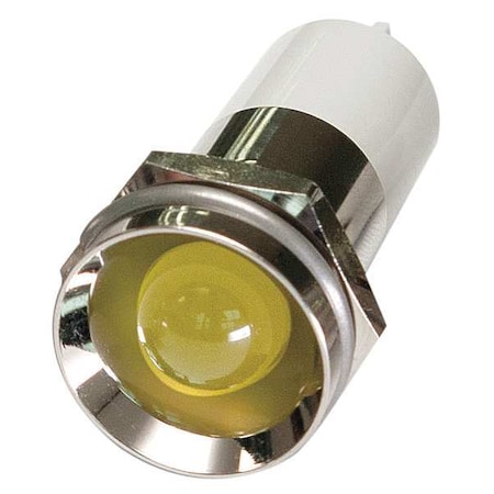 Protruding Panel Light, Yellow, 24 V DC MPN:24M158