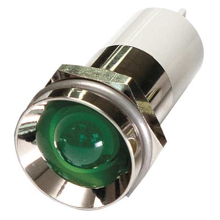 Protruding Panel Light, Green, 24 V DC MPN:24M159