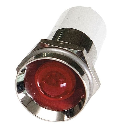 Protruding Panel Light, Red, 110 V AC MPN:24M160