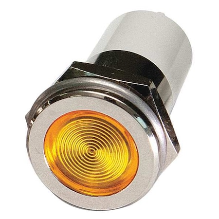 Flush Panel Light, Yellow, 12 V DC MPN:24M164