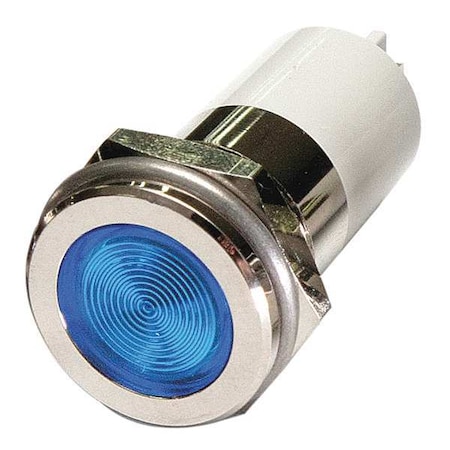 Flush Panel Light, Blue, 12 V DC MPN:24M166