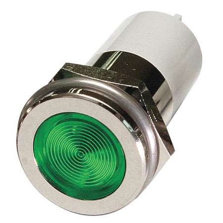 Flush Panel Light, Green, 24 V DC MPN:24M170