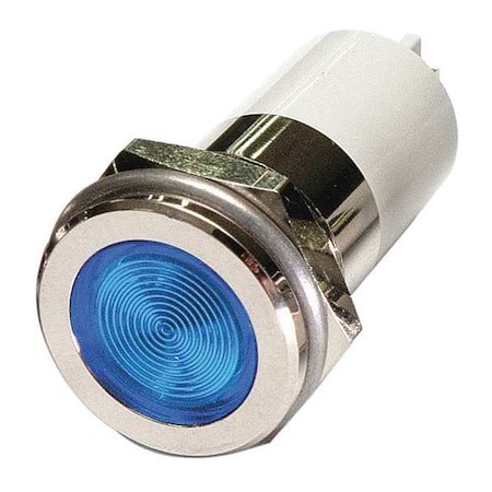 Flush Panel Light, Blue, 110 V AC MPN:24M176