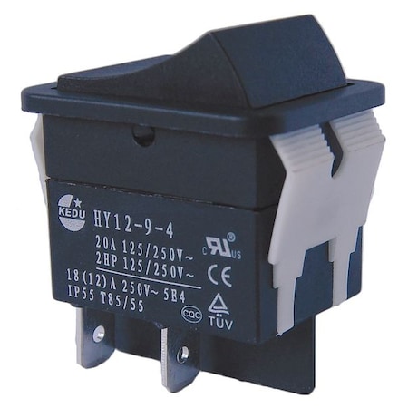 Rocker Switch, DPST, 4 Connections MPN:29FG25