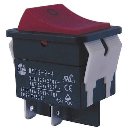 Rocker Switch, DPST, 4 Connections MPN:29FG26