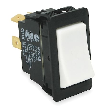 Rocker Switch, DPST, 4 Connections MPN:2LNF8