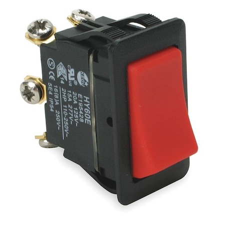 RockerSwitch, NoLens/Lamp, Red, On/MomentOn MPN:2LNJ2
