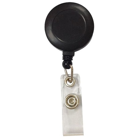 Badge Holder, Black, Single Color, 10 PK MPN:25DU59