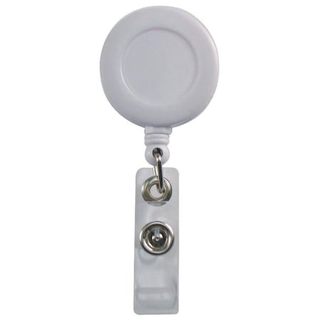 Badge Holder, White, Single Color, 10 PK MPN:25DU68