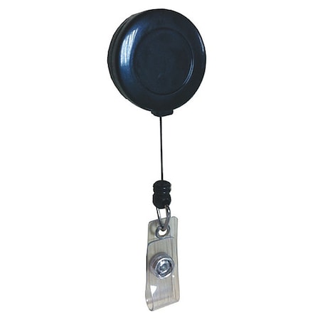 Badge Holder, Black, Single Color, 10 PK MPN:25DU69