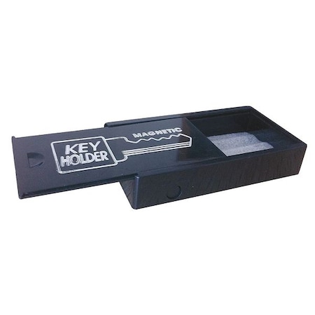 Magnetic Key Hider, Plastic, Black MPN:25PA16
