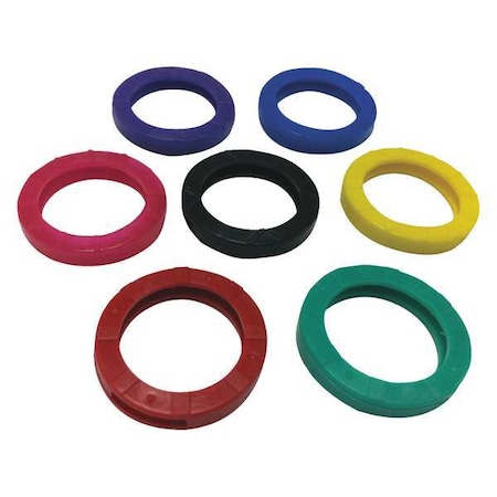 Key Identifier, Multicolor, Silica Rubber, Medium, 20 PK MPN:25PA20
