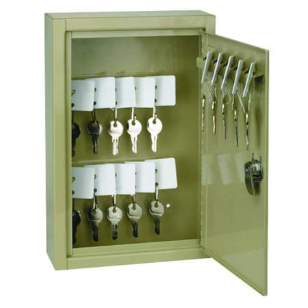 Key Control Cabinet, Steel, Beige, 30 Key Capacity MPN:2NET1