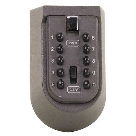 Lock Box, Surface Mount, 3 Keys MPN:33J855