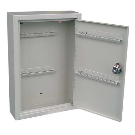 Key Box, Beige, Steel, Cam Lock, Powder Coated MPN:33J869