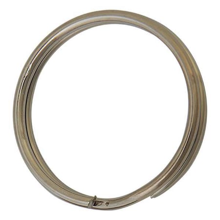 Split Key Ring, Gray, Steel, Standard, Silver Texture MPN:36DZ32