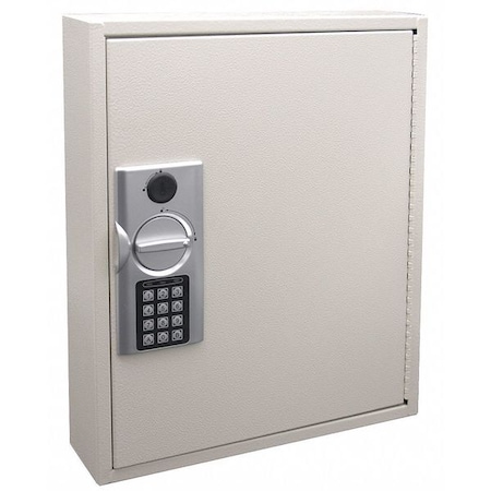Key Cabinet, Steel, Beige, 60 Key Capacity MPN:52AT99