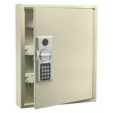 Key Cabinet, Steel, Beige, 110 Key Capacity MPN:52AU01