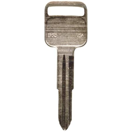 Key Blank, B65, Brass, PK10 MPN:5ZLE4