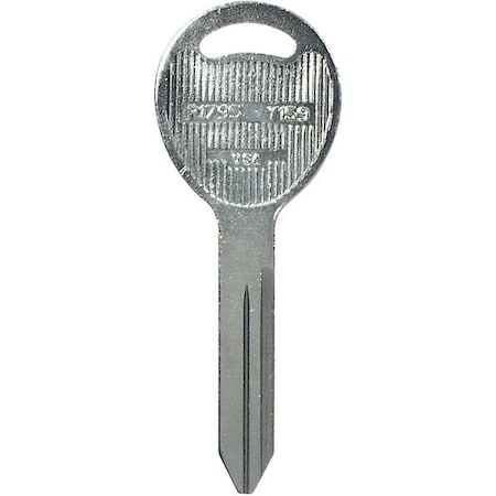Key Blank, Y159, Brass, PK25 MPN:5ZLE9
