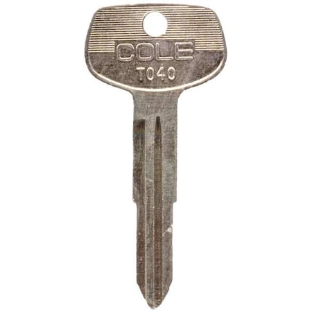 Key Blank, TR40, Brass, PK25 MPN:5ZLF0