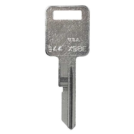 Key Blank, B44, Brass, PK25 MPN:5ZLF5