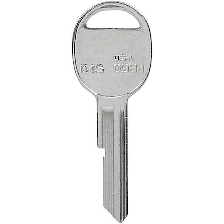 Key Blank, B45, Brass, PK25 MPN:5ZLF6