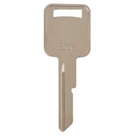 Key Blank, B50, Brass, PK25 MPN:5ZLF8