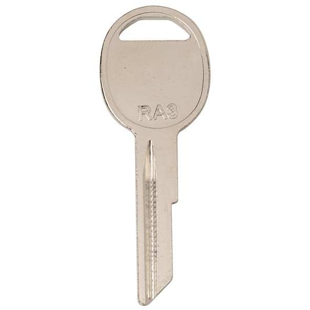 Key Blank, RA3, Brass, PK15 MPN:5ZLG6
