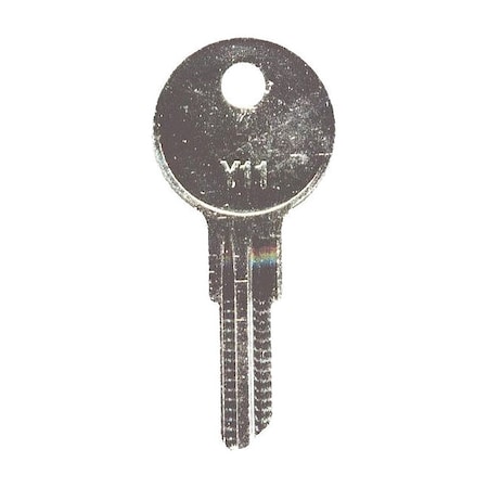 Key Blank, Y11, Brass, PK25 MPN:5ZLG9