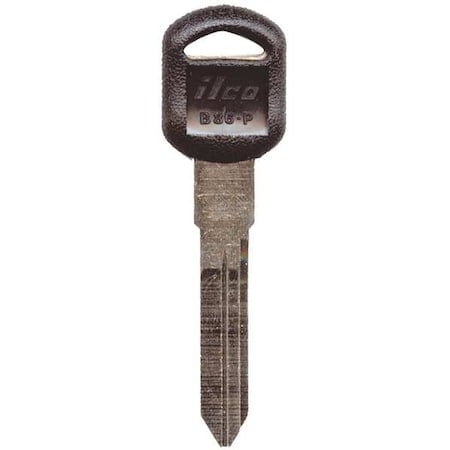 Key Blank, B86P, Brass, PK25 MPN:5ZLH1