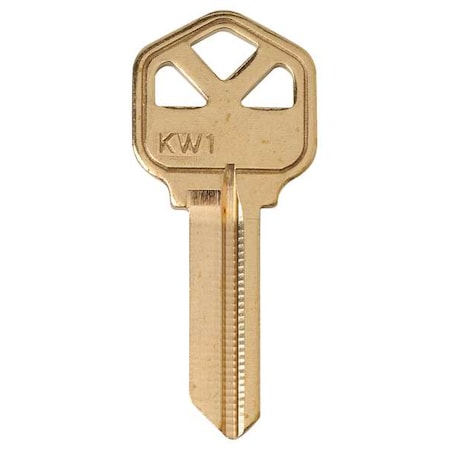 Key Blank, KW1, Brass, PK10 MPN:5ZLH9