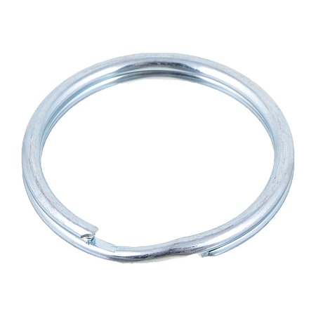 Split Key Ring, Clear, Steel, Split Ring, Zinc 10 PK MPN:WWG-SRZ2016