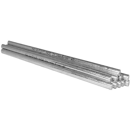 Undersized Key Stock, Carbon Steel, Zinc Plated, 12 in L, 5/16 in W, 5/16 in H, 10 PK MPN:5MWT2