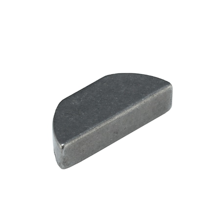 Woodruff Key, 1/8 x 1/2 in Key Size, 3 SAE Number, 0.0469 in H, C-1035 Steel Plain, 25 PK MPN:WKI0120050-025T