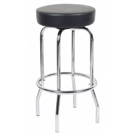 BenchStool, Welded Tube Leg, Slvr, 29
