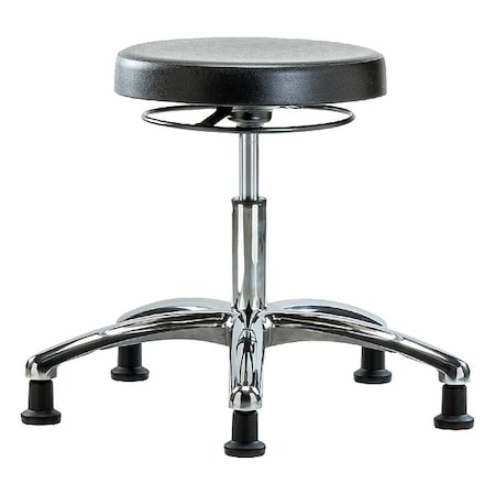 Poly Desk Stool, Chrome, Glides, Class 10 MPN:BR-CLR-PDHSO-CR-RG