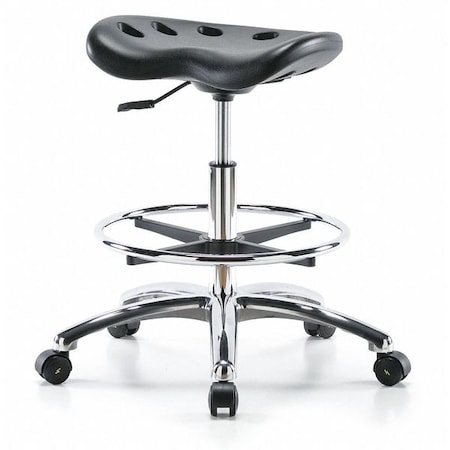 ESD Pneumatic Stool, 300 lb. wt. Cap. MPN:ESD-PTMBSL-CR-CF-EC