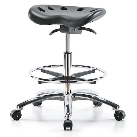 ESD Pneumatic Stool, 300 lb. wt. Cap. MPN:ESD-PTMBSO-CR-CF-EC