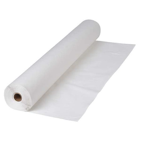Table Cover, Plastic, 40in.x300ft., White MPN:114000
