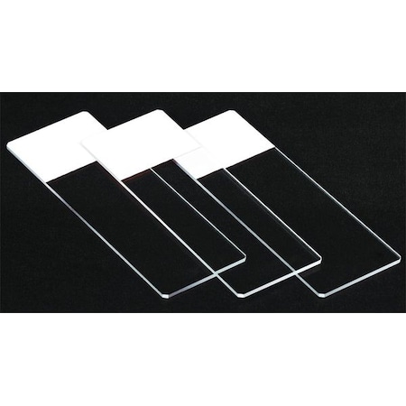 Microscope Slide, Pink, Ground, PK72 (Formerly Lab Safety Supply) MPN:20F867
