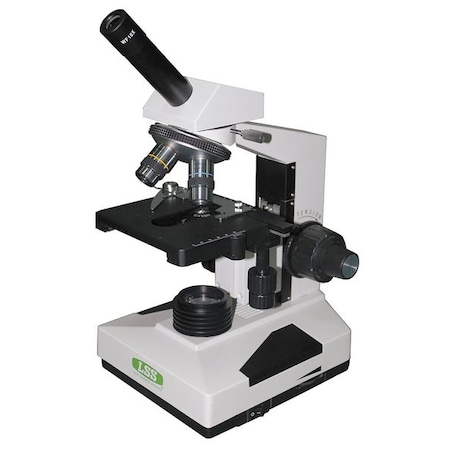 Microscope, 4X, 10X, 100x Mag (Formerly Lab Safety Supply) MPN:35Y980