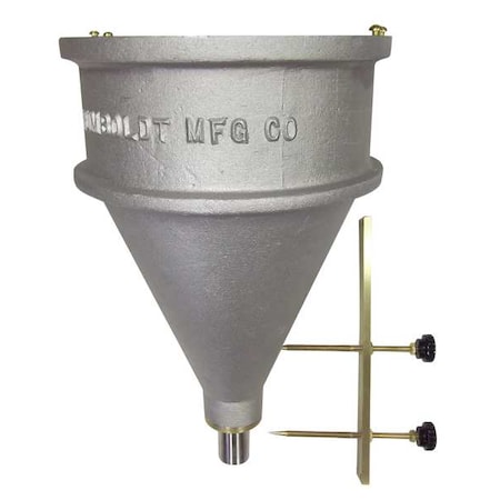Grout Flow Cone, 3/4 In (19mm) MPN:5MZF1