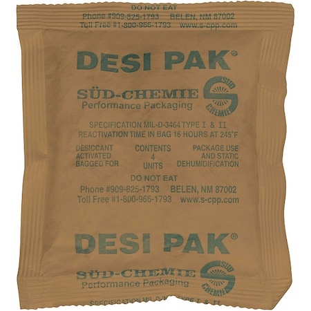 Desiccants, 3.33cuft, Brown, 34gal, PK500 MPN:DES112