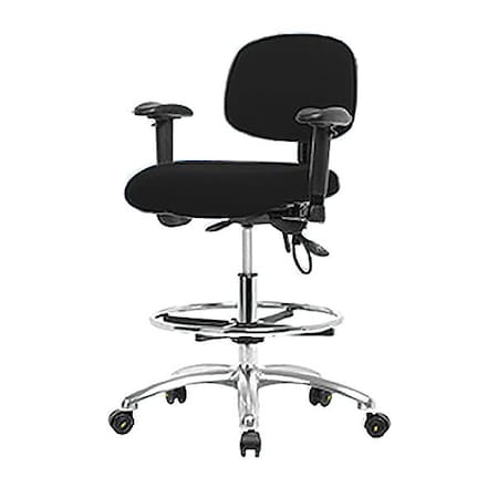 Ergonomic Chair, Adjustable Arms, 26-1/4