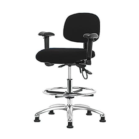 Ergonomic Chair, Adjustable Arms, 26-1/4