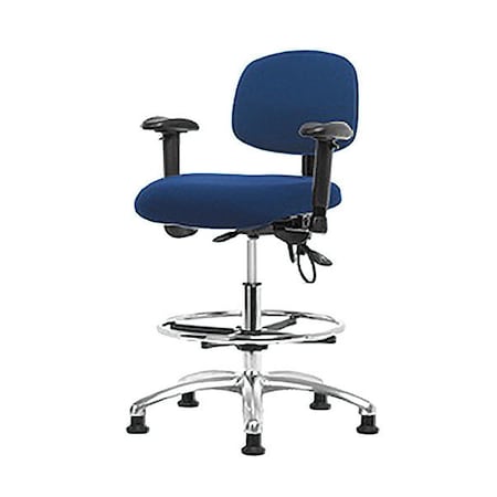 Ergonomic Chair, Adjustable Arms, 26-1/4